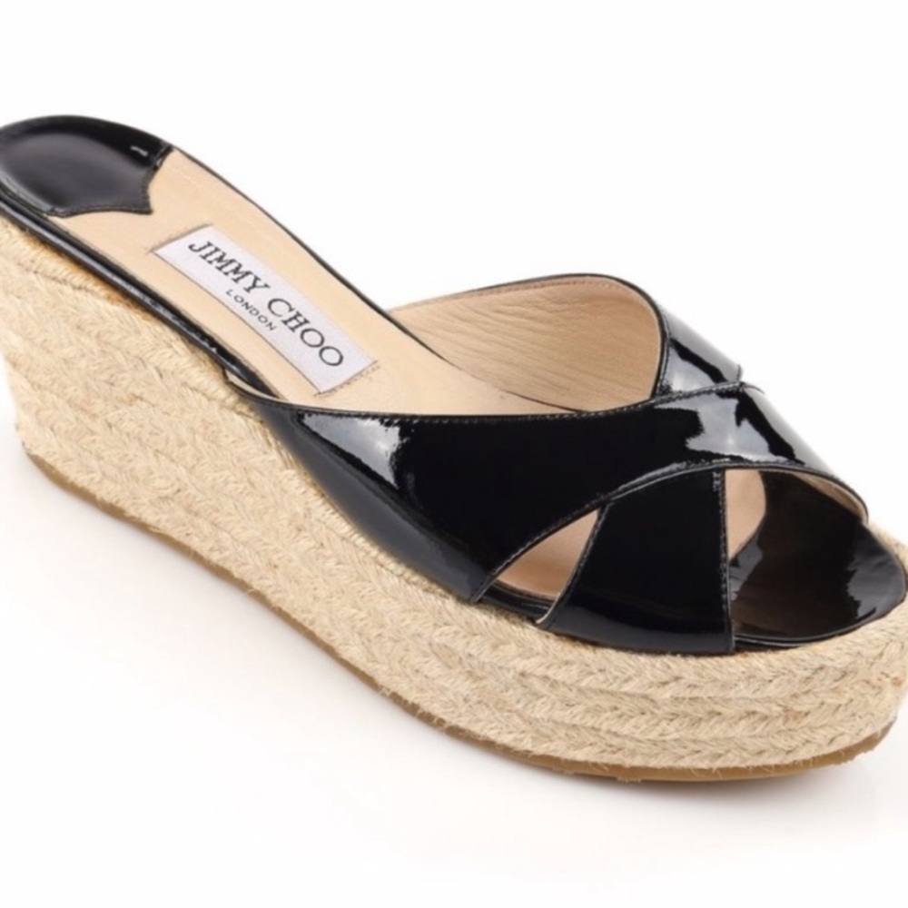 Jimmy Choo “Paisley” Espadrille Wedge